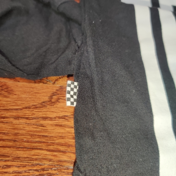 Vans cropped checkered long sleeve Tee - Picture 3 of 7